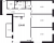 Планировка трехкомнатной квартиры площадью 114 кв. м в новостройке ЖК Upoint