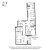 Планировка двухкомнатной квартиры площадью 96.4 кв. м в новостройке ЖК "Квартал Che"