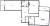 Планировка двухкомнатной квартиры площадью 94.9 кв. м в новостройке ЖК "Квартал Che"
