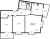 Планировка трехкомнатной квартиры площадью 83.1 кв. м в новостройке ЖК "Квартал Che"