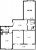 Планировка трехкомнатной квартиры площадью 80 кв. м в новостройке ЖК "Квартал Che"