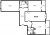 Планировка трехкомнатной квартиры площадью 90.6 кв. м в новостройке ЖК "Квартал Che"