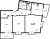 Планировка трехкомнатной квартиры площадью 83 кв. м в новостройке ЖК "Квартал Che"