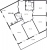 Планировка четырехкомнатной квартиры площадью 121.4 кв. м в новостройке ЖК "Галактика Pro"