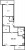 Планировка однокомнатной квартиры площадью 65.92 кв. м в новостройке ЖК "Modum"