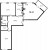 Планировка двухкомнатной квартиры площадью 78.23 кв. м в новостройке ЖК "Modum"