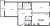 Планировка двухкомнатной квартиры площадью 75.03 кв. м в новостройке ЖК "Modum"