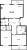Планировка двухкомнатной квартиры площадью 91.25 кв. м в новостройке ЖК "Modum"