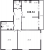 Планировка двухкомнатной квартиры площадью 108.54 кв. м в новостройке ЖК "Modum"