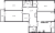 Планировка трехкомнатной квартиры площадью 108.99 кв. м в новостройке ЖК "Modum"