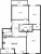 Планировка трехкомнатной квартиры площадью 101.52 кв. м в новостройке ЖК "Modum"