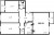 Планировка трехкомнатной квартиры площадью 103.93 кв. м в новостройке ЖК "Modum"