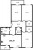 Планировка трехкомнатной квартиры площадью 100.2 кв. м в новостройке ЖК "Modum"