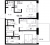 Планировка двухкомнатной квартиры площадью 62.43 кв. м в новостройке ЖК "Малоохтинский 68"