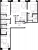 Планировка трехкомнатной квартиры площадью 105.04 кв. м в новостройке ЖК "Малоохтинский 68"