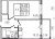 Планировка однокомнатной квартиры площадью 32.04 кв. м в новостройке ЖК "Солнечный город Резиденции"