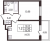 Планировка однокомнатной квартиры площадью 31.98 кв. м в новостройке ЖК "Солнечный город Резиденции"