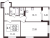 Планировка двухкомнатной квартиры площадью 52.92 кв. м в новостройке ЖК "Солнечный город Резиденции"