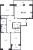 Планировка трехкомнатной квартиры площадью 97.03 кв. м в новостройке ЖК "Солнечный город Резиденции"