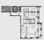 Планировка четырехкомнатной квартиры площадью 197 кв. м в новостройке ЖК "ASTRVM"