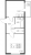 Планировка однокомнатной квартиры площадью 44.4 кв. м в новостройке ЖК "Полет"