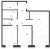 Планировка двухкомнатной квартиры площадью 71.06 кв. м в новостройке ЖК "Черная речка, 41"
