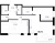 Планировка двухкомнатной квартиры площадью 86.71 кв. м в новостройке ЖК "Черная речка, 41"