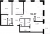 Планировка трехкомнатной квартиры площадью 91.27 кв. м в новостройке ЖК "Черная речка, 41"