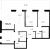 Планировка трехкомнатной квартиры площадью 92.21 кв. м в новостройке ЖК "Черная речка, 41"