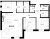 Планировка трехкомнатной квартиры площадью 102.25 кв. м в новостройке ЖК "Черная речка, 41"