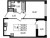 Планировка однокомнатной квартиры площадью 34.56 кв. м в новостройке ЖК "Автограф"