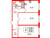 Планировка двухкомнатной квартиры площадью 60.6 кв. м в новостройке ЖК "Окла"