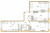 Планировка трехкомнатной квартиры площадью 76.9 кв. м в новостройке ЖК "Окла"