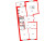 Планировка трехкомнатной квартиры площадью 82.9 кв. м в новостройке ЖК "Окла"