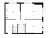 Планировка двухкомнатной квартиры площадью 55 кв. м в новостройке ЖК "Кантемировская, 11"