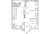 Планировка однокомнатной квартиры площадью 37.54 кв. м в новостройке ЖК "ЦДС Новые горизонты"