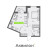 Планировка однокомнатной квартиры площадью 40.7 кв. м в новостройке ЖК "Аквилон ZALIVE"