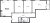 Планировка трехкомнатной квартиры площадью 96.54 кв. м в новостройке ЖК "Аквилон ZALIVE"