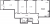 Планировка трехкомнатной квартиры площадью 96.65 кв. м в новостройке ЖК "Аквилон ZALIVE"