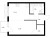 Планировка однокомнатной квартиры площадью 32.64 кв. м в новостройке ЖК "Заречный парк"