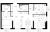 Планировка трехкомнатной квартиры площадью 67.84 кв. м в новостройке ЖК "Заречный парк"