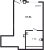 Планировка однокомнатной квартиры площадью 37.21 кв. м в новостройке ЖК "ID Murino II" 