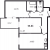 Планировка двухкомнатной квартиры площадью 55.64 кв. м в новостройке ЖК "Аквилон Stories"
