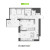 Планировка двухкомнатной квартиры площадью 55.3 кв. м в новостройке ЖК "Аквилон Stories"