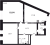 Планировка двухкомнатной квартиры площадью 81.64 кв. м в новостройке ЖК "Мануфактура James Beck"