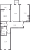 Планировка трехкомнатной квартиры площадью 86.2 кв. м в новостройке ЖК "Мануфактура James Beck"