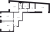 Планировка трехкомнатной квартиры площадью 92.5 кв. м в новостройке ЖК "Мануфактура James Beck"