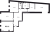 Планировка трехкомнатной квартиры площадью 92.11 кв. м в новостройке ЖК "Мануфактура James Beck"