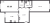 Планировка двухкомнатной квартиры площадью 65.28 кв. м в новостройке ЖК "Феникс"