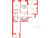 Планировка трехкомнатной квартиры площадью 88.16 кв. м в новостройке ЖК "PRIME Приморский"